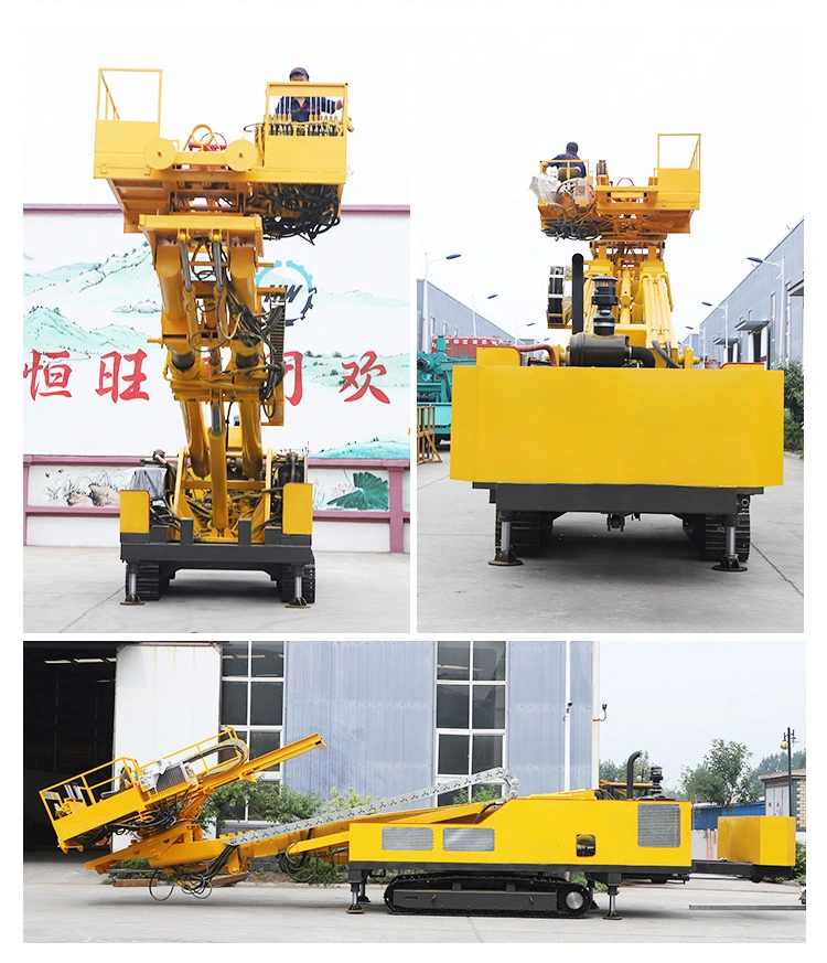 Hydraulic Drifter Diesel Electric Power Borehole Construction Anchor Drilling Rig